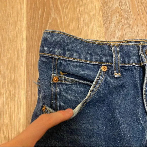 Vintage Levi’s 517 Bootcut Orange Tab 30x32 Denim Jeans Made in USA 90s Flare - Picture 4 of 7